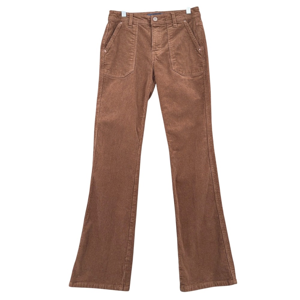 Indigo Rising Corduroy Flare Pants Women 1/25 Cotton Spandex Brown
